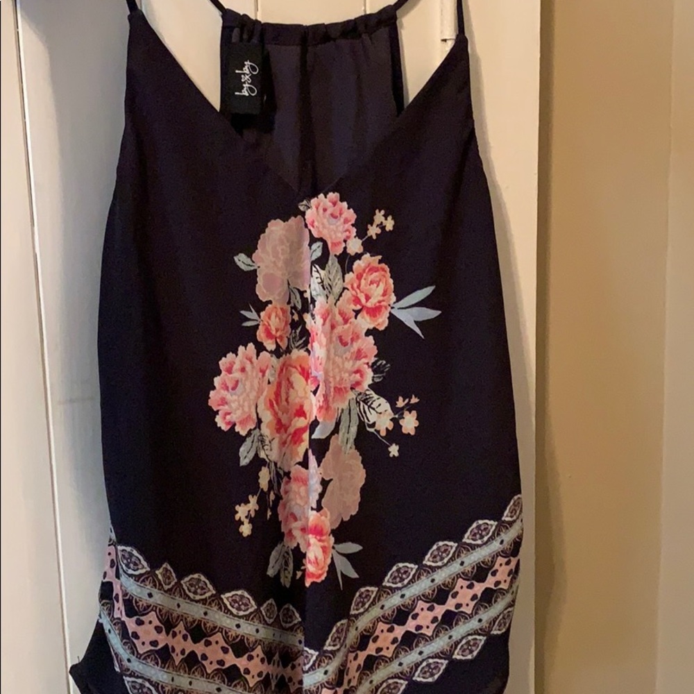 Floral tank top